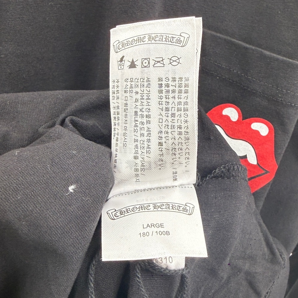 Chrome Hearts Black Tee with Red and White Graphic - Picture 8 of 12